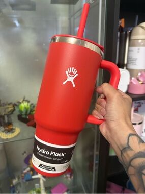 Hydro Flask | Dining | Hydro Flask 32oz Wide Mouth Bottle Tumbler Color  Rain | Poshmark